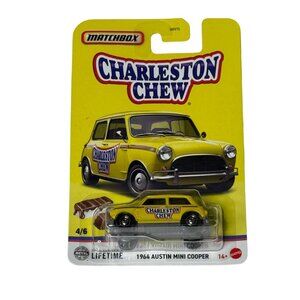 Matchbox 1964 Austin Mini Cooper Charleston Chew Candy Series Diecast Car 4/6